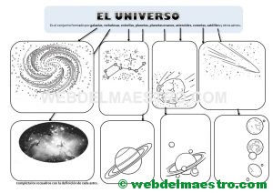 Esquema del Universo para completar