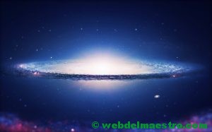 Galaxia con forma espiral