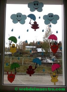 Ideas de otoño para decorar ventanas-4