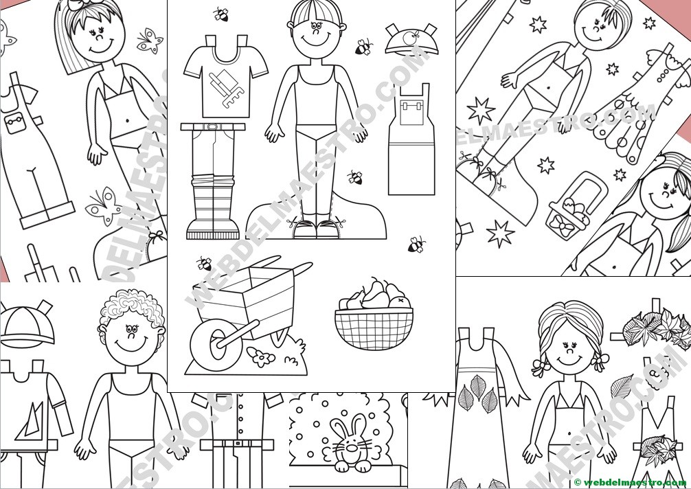 Muñecas recortables (II)