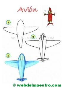 cómo dibujar -avión