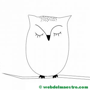 dibujo de búho