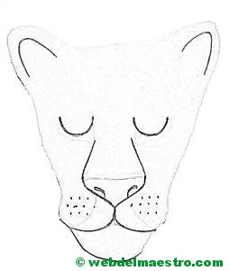 plantilla del león-2