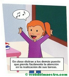 18. Distrae a los demás