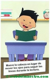 2. Mueve la cabeza en lugar de los ojos