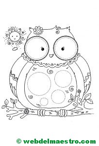 Dibujos antiestrés-Búo-