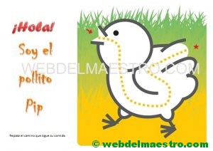 Ficha para niños de dos años-VI