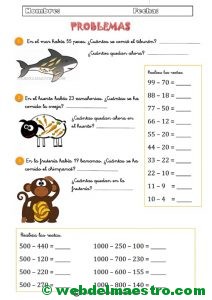 Operaciones y problemas-Ficha 1