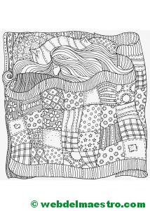 Terapia antiestrés para colorear-Durmiente