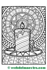 Terapia antiestrés para colorear-vela