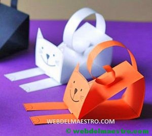 gato de cartulina-Terminación 2