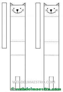 gato de cartulina-plantilla