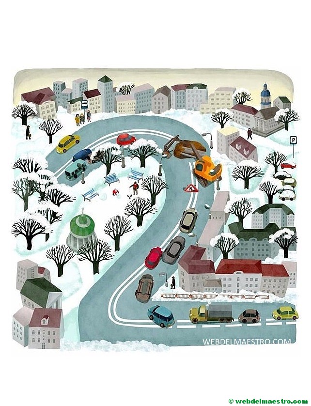 Dibujo con el número dos