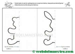 Eje de simetría-actividades para niños de Primaria-1