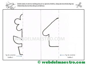 Eje de simetría-actividades para niños de Primaria-2