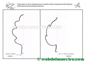 Eje de simetría-actividades para niños de Primaria-3