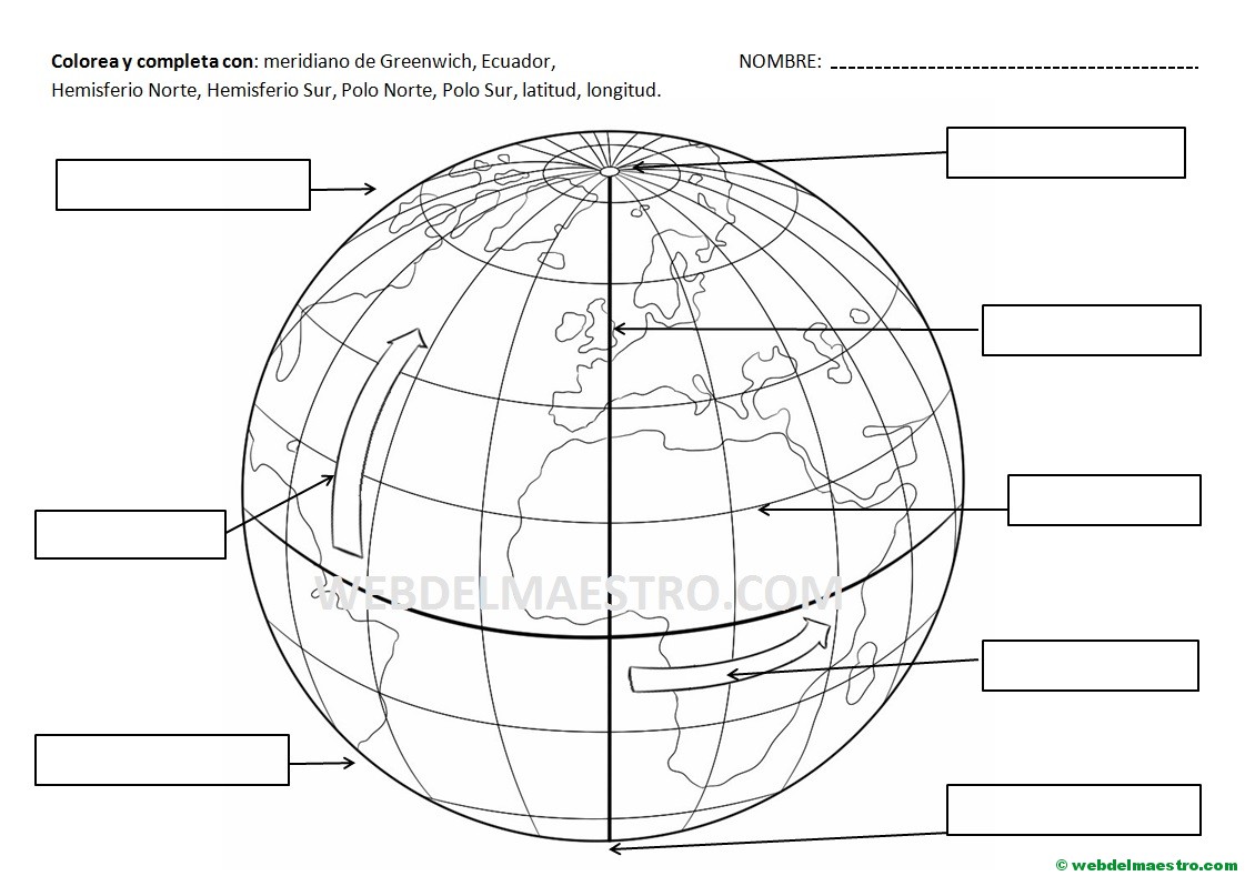 Paralelos y meridianos: información y actividades