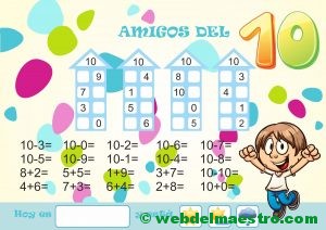 Cartel amigos del 10-