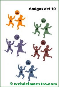 Cartel amigos del 10