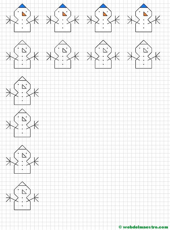 Ficha-1-Muñeco de nieve