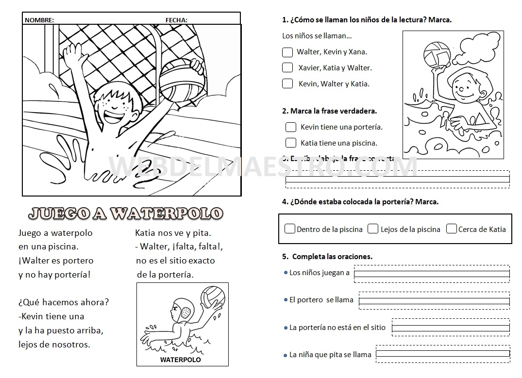 Lecturas -Letras K, X, W