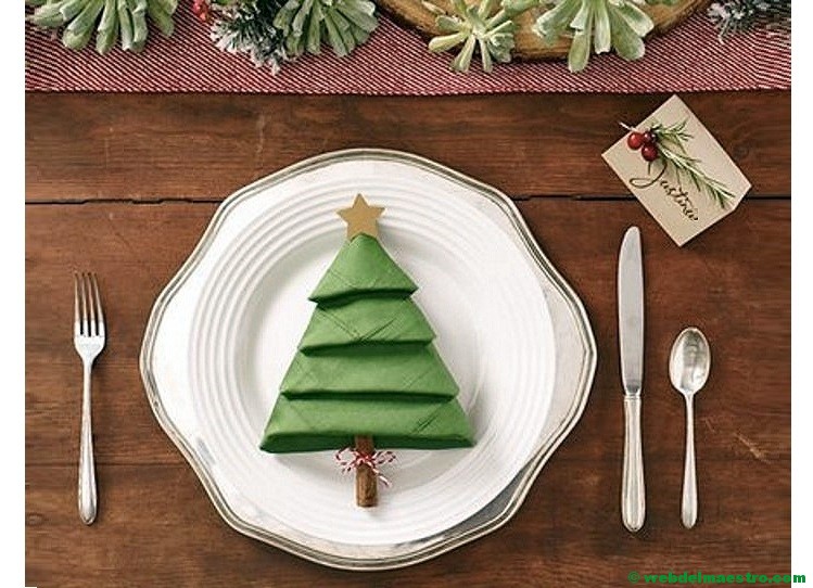 Mesa navideña: complementos