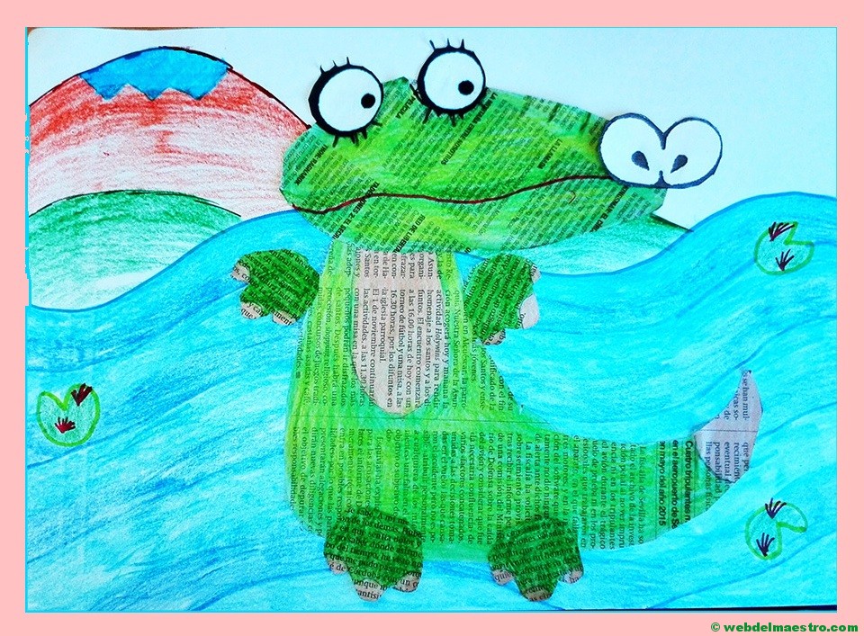 Terminación de trabajos-cocodrilo