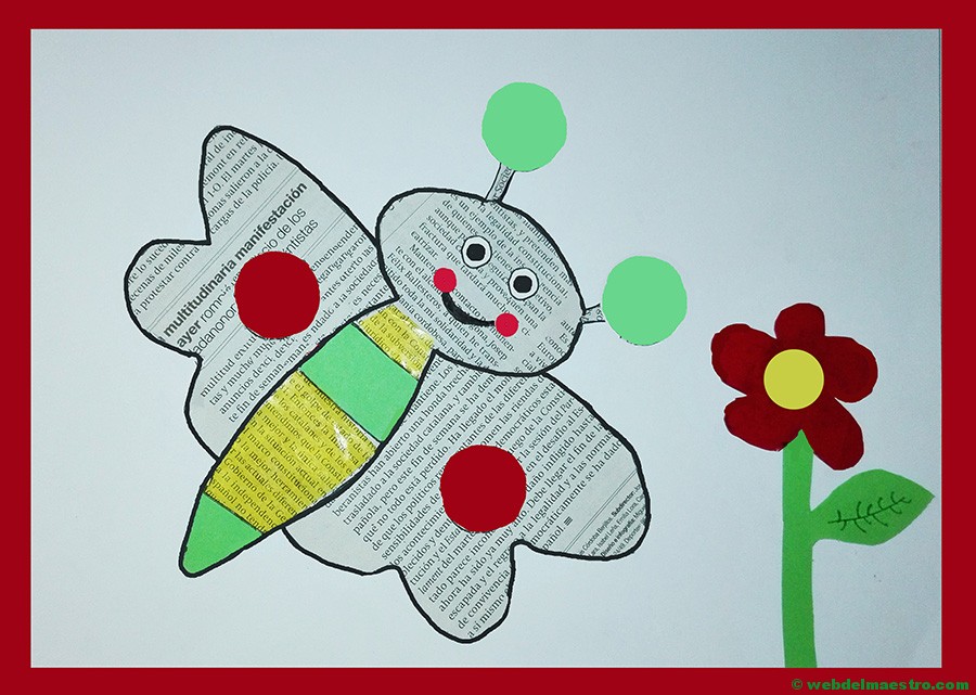 Terminación de trabajos-mariposa