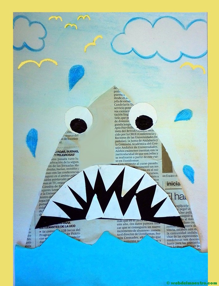 Terminación de trabajos-tiburón-