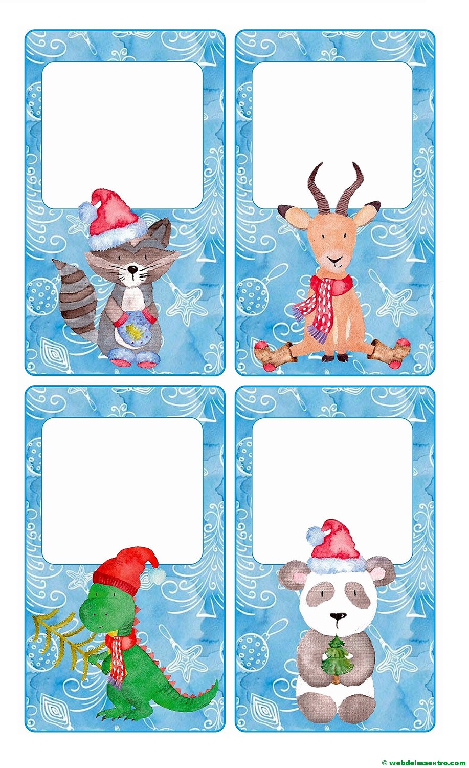 tarjetas de navidad personalizadas-tamaño mediano-2