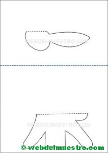 plantilla del conejo