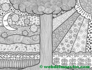 Dibujo nº 1- El día y la noche