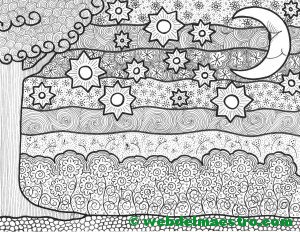 Dibujo nº 4-La primavera y la luna