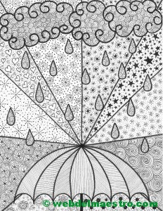 Dibujo nº 5-La lluvia
