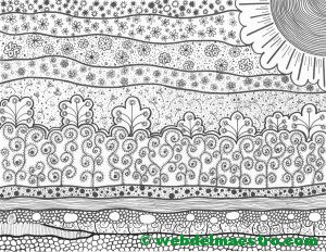 Dibujo nº 9-La primavera y el sol