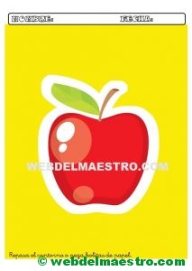 Fichas para tres años nº 9