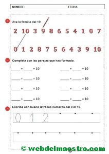 Los amigos del 10- Actividades 2