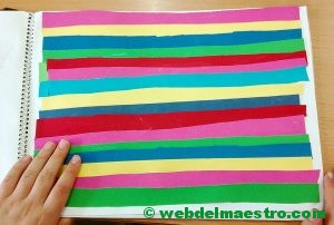 pegado en horizoltal