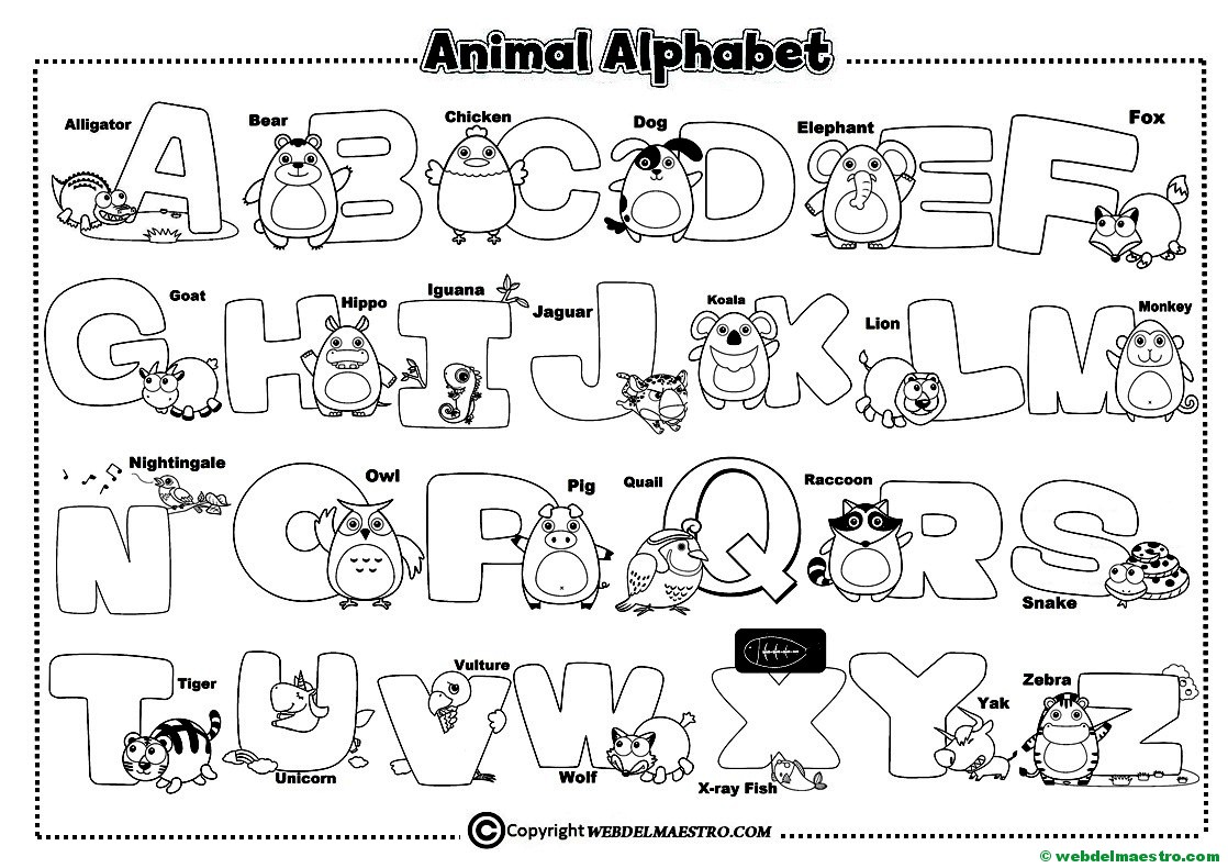 Abecedario en inglés | Letras en inglés