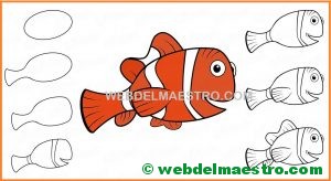 Como dibujar a Nemo-