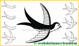 Como dibujar una golondrina-