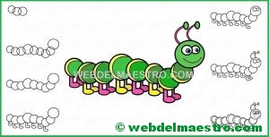 Como dibujar una oruga-
