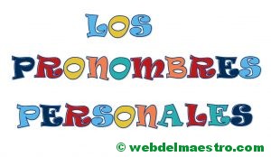 Los pronombres personales- Título-color