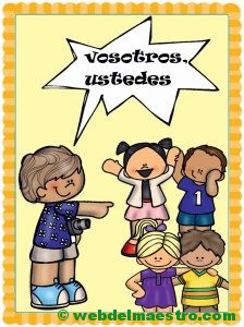 vosotros, ustedes