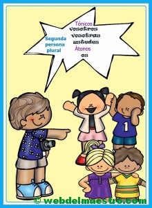 vosotros, vosotras, ustedes -os-