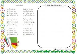 Actividades para el Día del libro-La Tarara