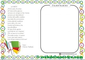 Actividades para el Día del libro-La saeta