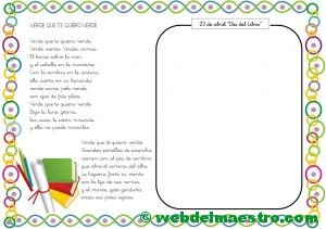 Actividades para el Día del libro-Verde que te quiero verde