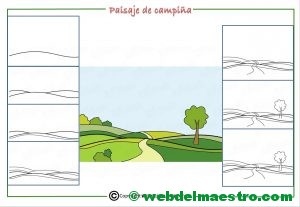 Como dibujar un paisaje para niños-2