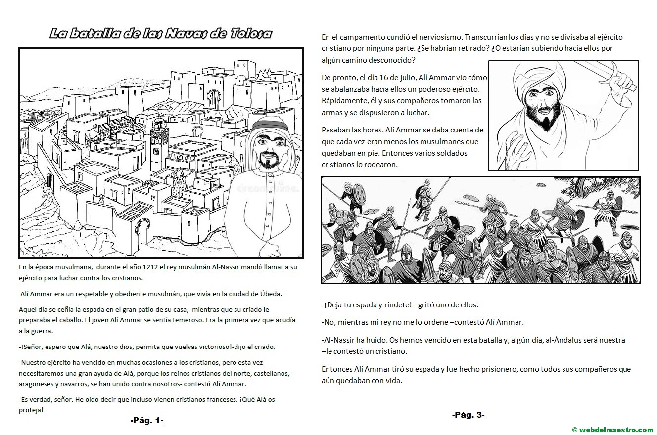 Comprensión lectora: La batalla de las Navas de Tolosa